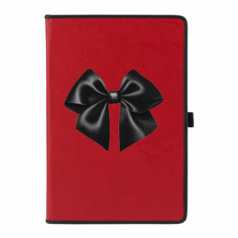 Leather Effect Coloured Notebook with Black Border
