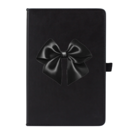 Leather Effect Coloured Notebook with Black Border
